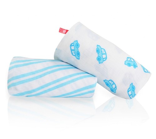 Bamboo muslins twin pack - bamboo,