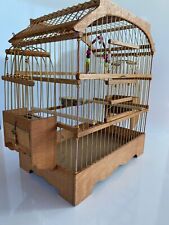 Hand made Bird Cage Mule, Finch, Canary, Wooden
