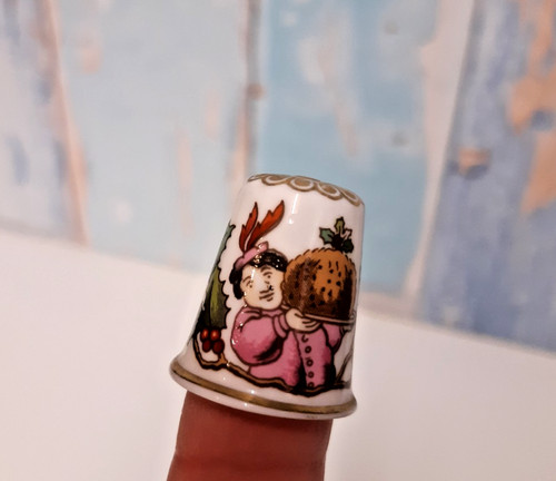 Vintage thimble spode - vintage,