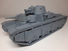 WWII Soviet T35B Tank with