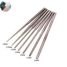2.35mm Shank Diamond Tipped Tip Drill Solid Bit Extra Long For Ceramics Glass 