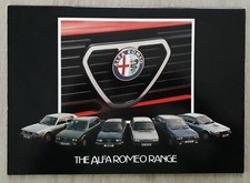 Alfa Romeo Range Brochure 1982
