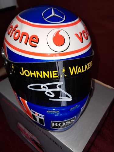 Jenson button hand signed - hand,
