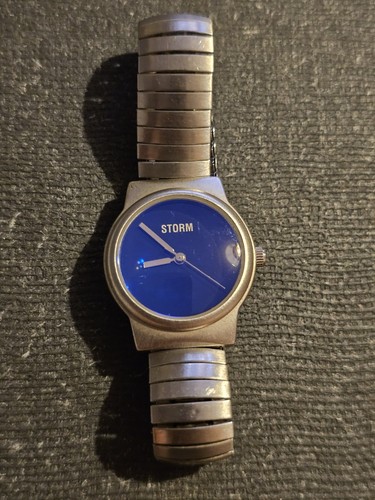 Vintage 90s storm watch - vintage, blue