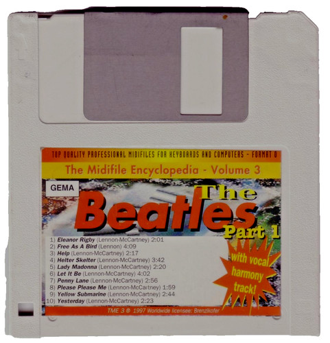 Midi files 10x - beatles, with
