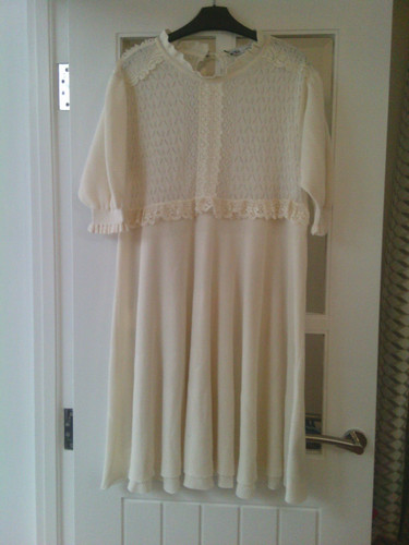Zara cream lace and - and, frill