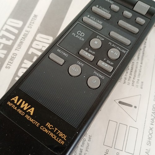 Aiwa t790l remote control - aiwa,