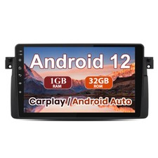 For BMW 3 Series E46 320 Rover 75 325 Car Stereo Radio Sat Nav GPS DAB+ CarPlay