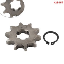 Black 428 Chain 17mm 10T Front