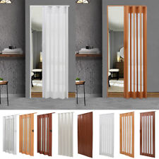 Internal Bi Folding Concertina Accordion Door PVC Sliding Divider Doors Bathroom