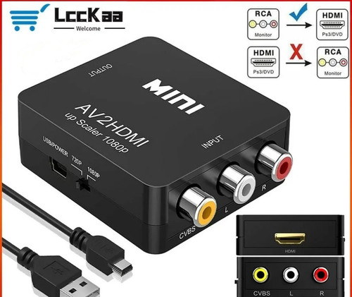 1080p rca hdmi converter - rca,