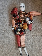 Antique Bisque Pierrot Clown