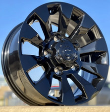 Defender L316 5x165.1 Et20 x4 16" Sawtooth Style Alloy Wheels Gloss Black C