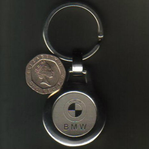Bmw chrome quality car keyring - bmw,