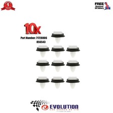 10X Exterior Side Moulding Rub Bumpstrip Lower Door Trim Clips For Peugeot Boxer