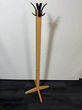 Cherry Oak 4 Hook Coat Stand