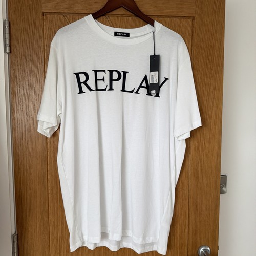 Replay white mens shirt - replay,