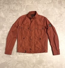 🔥 Belstaff Nylon Gangster Jacket cardinal red  Size UK 44  large 🔥