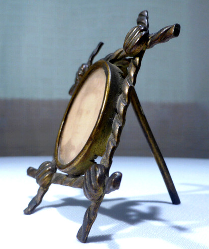 Antique easel photo - easel,
