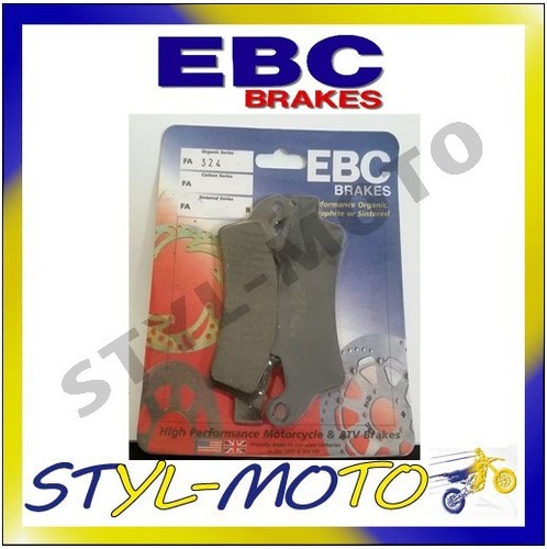 Front ebc organic brake pads - front,