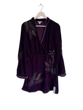 Monsoon New Purple Velvet Navi