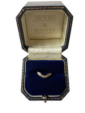 Diamond Wishbone Ring 9ct Gold