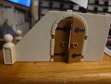 Disney Cinderella Castle Vintage Stairs With Double Doors, Working Order