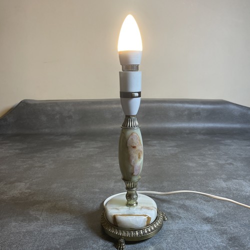 Vintage onyx marble and brass - and,