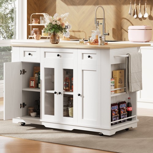 Kitchen island storage cabinet - kitchen,