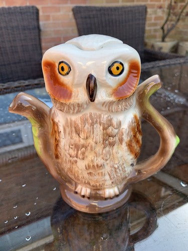Owl branch teapot - teapot, tony