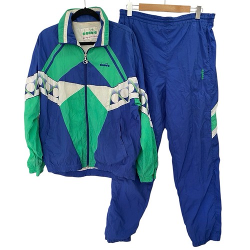 Vintage 90s diadora tracksuit - vintage,