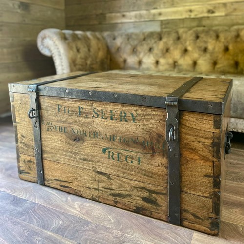 Antique oak victorian campaign - victorian,