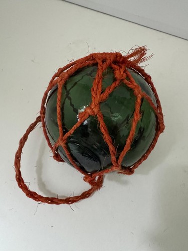 Green glass buoy - buoy, fishing