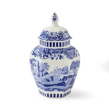 Spode blue italian mini vase - italian,