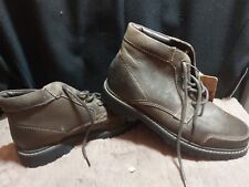 MANTARAY MENS BROWN LEATHER LACE UP ANKLE BOOT (1074 3067) , SIZE UK 8 EUR 42 