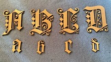   Wooden MDF Letters Large