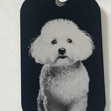 Cute BICHON FRISE Key Ring Fun