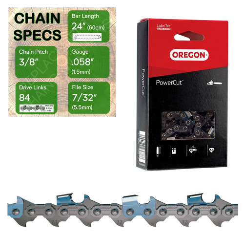 Oregon 73lpx084 chainsaw - 24",