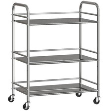 HOMCOM 3 Tier Kitchen Trolley