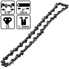 Saw Chain 33 Drive Link 8" 20cm Bar for QUALCAST YT4348 Chainsaw