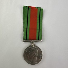 Second World War 1939-1945 Defence Medal And Ribbon