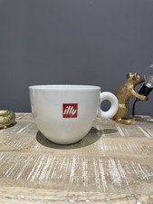 Illy Caffe Latte Cup X1 White Porcelain Coffee Cup Made In Italy New