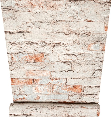 Grey blue brick wallpaper - blue, 3d