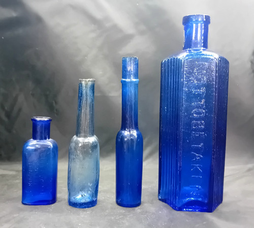 Antique vintage cobalt blue - antique,