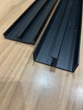 3’ (91cm) 18mm Sliding Door Track Black