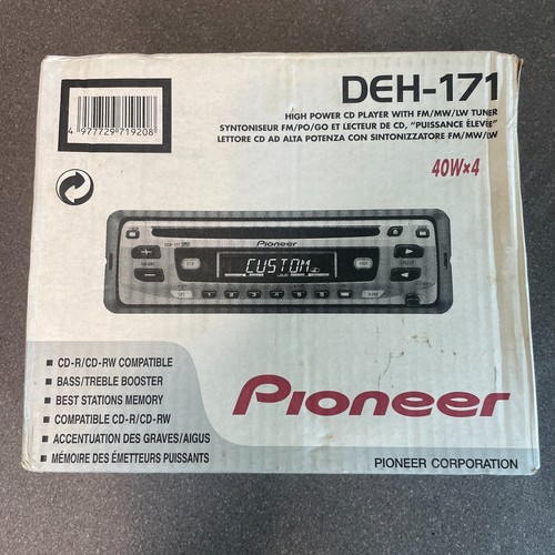 Pioneer deh 171 - car, stereo