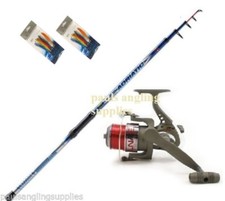 12,13,14 ft Telescopic Lineaeffe Travel Beachcaster Beach Fishing Rod Reel Line 