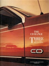 Vauxhall Opel CD Range 1984 UK