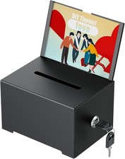 Uniclife Black Donation Box