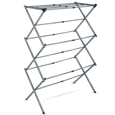 3 Tier Folding Clothes Laundry Washing Drying Horse Rack Airer Indoor Outdoor